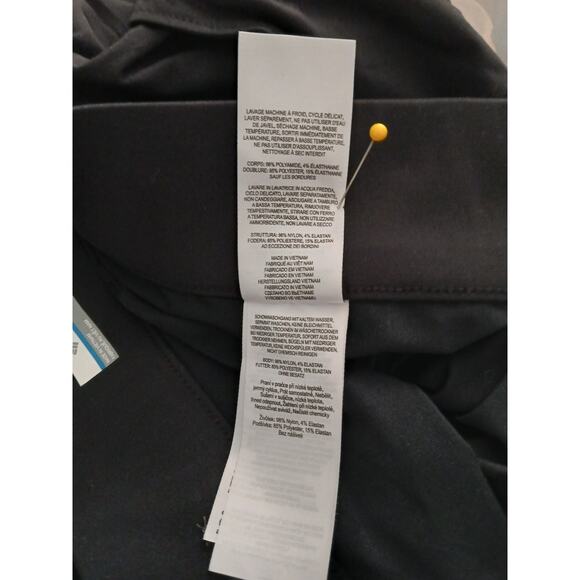 Columbia Omni-Shield Drawstring Sides Athletic Pockets Skirt Black - Picture 8 of 9